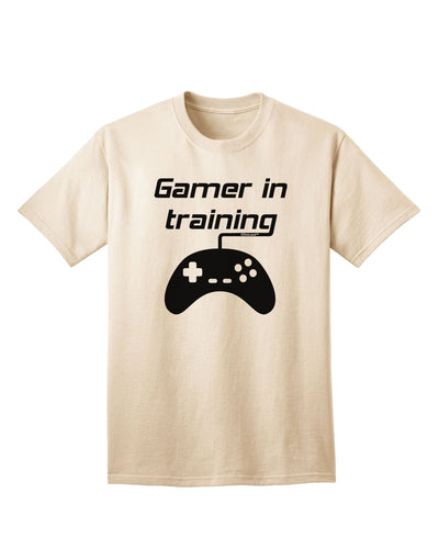 Advanced Gamer In Training: Premium BnW Adult T-Shirt Collection-Mens T-shirts-TooLoud-Natural-Small-Davson Sales