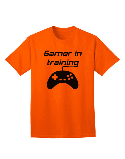 Advanced Gamer In Training: Premium BnW Adult T-Shirt Collection-Mens T-shirts-TooLoud-Orange-Small-Davson Sales