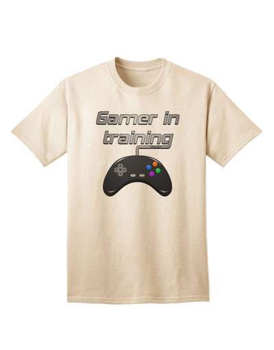 Advanced Gamer In Training: Premium Color Adult T-Shirt for Gaming Enthusiasts-Mens T-shirts-TooLoud-Natural-Small-Davson Sales