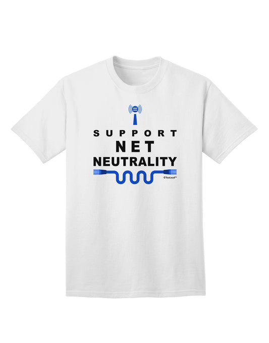 Advocate for Freedom: i Support Net Neutrality Adult T-Shirt Collection-Mens T-shirts-TooLoud-White-Small-Davson Sales