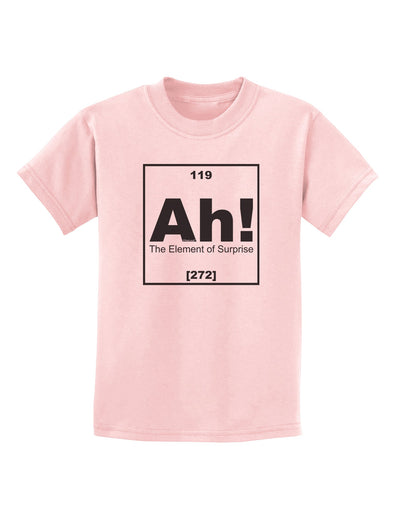 Ah the Element of Surprise Funny Science Childrens T-Shirt by TooLoud-Childrens T-Shirt-TooLoud-PalePink-X-Small-Davson Sales