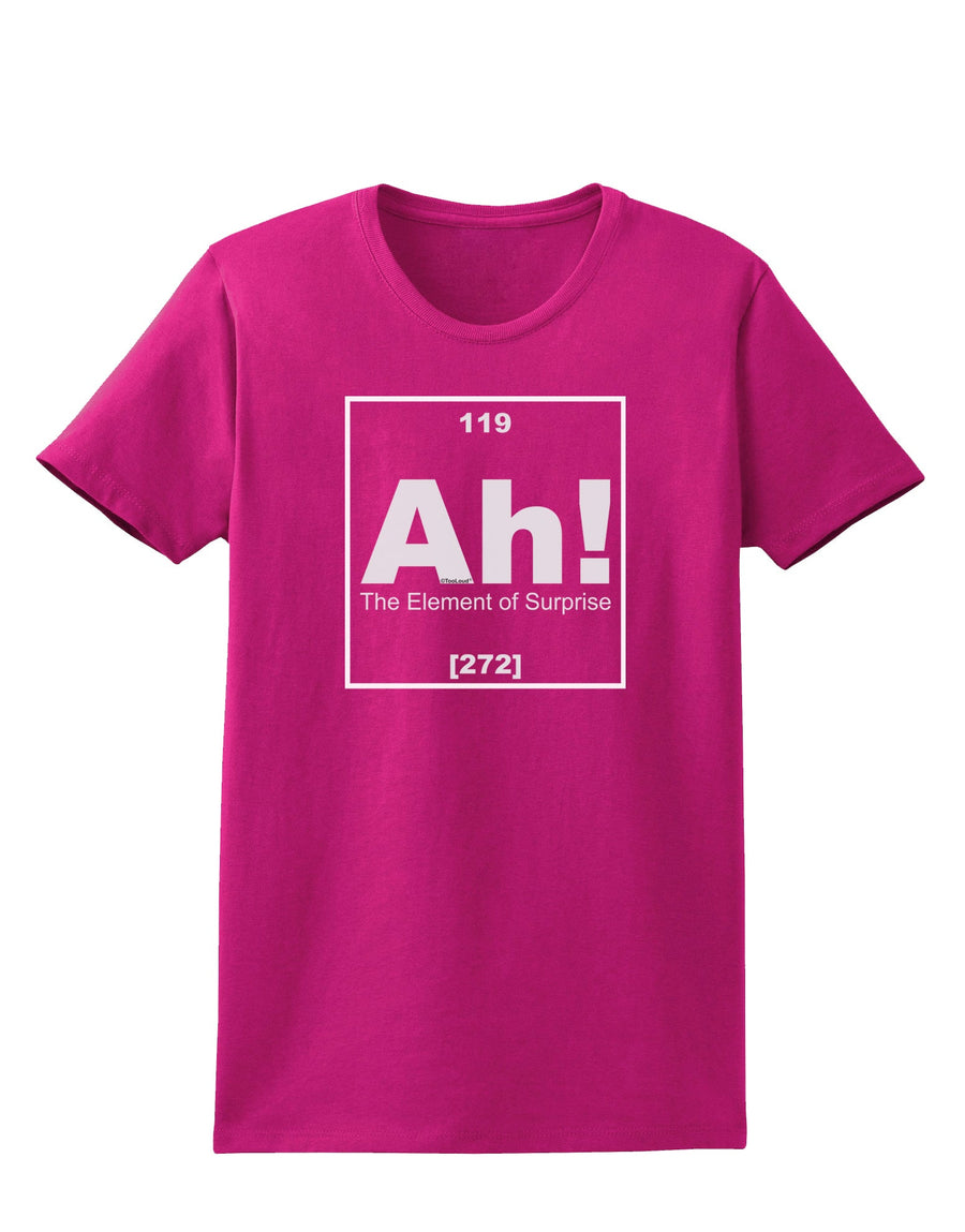 Ah the Element of Surprise Funny Science Womens Dark T-Shirt by TooLoud-Womens T-Shirt-TooLoud-Black-X-Small-Davson Sales