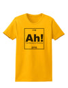 Ah the Element of Surprise Funny Science Womens T-Shirt by TooLoud-Womens T-Shirt-TooLoud-Gold-X-Small-Davson Sales