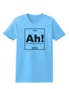 Ah the Element of Surprise Funny Science Womens T-Shirt by TooLoud-Womens T-Shirt-TooLoud-Aquatic-Blue-X-Small-Davson Sales