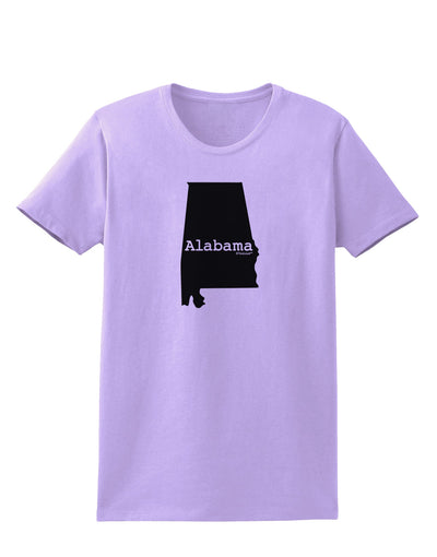 Alabama - United States Shape Womens T-Shirt by TooLoud-Womens T-Shirt-TooLoud-Lavender-X-Small-Davson Sales