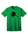 Alaska - United States Silhouette Adult T-Shirt by TooLoud-Mens T-shirts-TooLoud-Kelly-Green-Small-Davson Sales