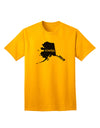 Alaska - United States Silhouette Adult T-Shirt by TooLoud-Mens T-shirts-TooLoud-Gold-Small-Davson Sales