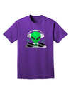Alien DJ Adult Dark T-Shirt-Mens T-Shirt-TooLoud-Purple-Small-Davson Sales