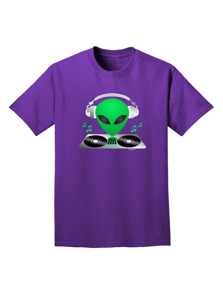 Alien DJ Adult Dark T-Shirt-Mens T-Shirt-TooLoud-Black-Small-Davson Sales