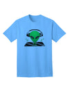 Alien DJ Adult T-Shirt-unisex t-shirt-TooLoud-Aquatic-Blue-Small-Davson Sales