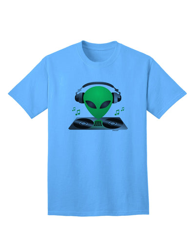 Alien DJ Adult T-Shirt-unisex t-shirt-TooLoud-Aquatic-Blue-Small-Davson Sales