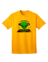 Alien DJ Adult T-Shirt-unisex t-shirt-TooLoud-Gold-Small-Davson Sales