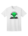 Alien DJ Adult T-Shirt-unisex t-shirt-TooLoud-White-Small-Davson Sales