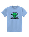 Alien DJ Childrens T-Shirt-Childrens T-Shirt-TooLoud-Light-Blue-X-Small-Davson Sales