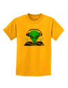 Alien DJ Childrens T-Shirt-Childrens T-Shirt-TooLoud-Gold-X-Small-Davson Sales