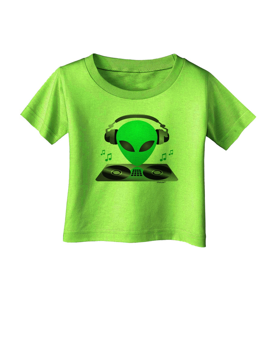 Alien DJ Infant T-Shirt-Infant T-Shirt-TooLoud-White-06-Months-Davson Sales