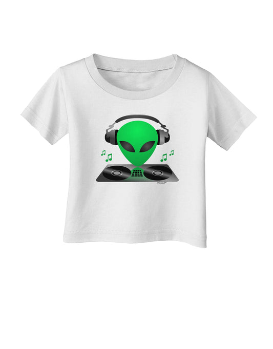 Alien DJ Infant T-Shirt-Infant T-Shirt-TooLoud-White-06-Months-Davson Sales