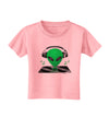 Alien DJ Toddler T-Shirt-Toddler T-Shirt-TooLoud-Candy-Pink-2T-Davson Sales