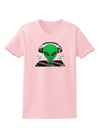 Alien DJ Womens T-Shirt-Womens T-Shirt-TooLoud-PalePink-X-Small-Davson Sales