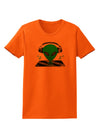 Alien DJ Womens T-Shirt-Womens T-Shirt-TooLoud-Orange-X-Small-Davson Sales