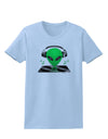 Alien DJ Womens T-Shirt-Womens T-Shirt-TooLoud-Light-Blue-X-Small-Davson Sales