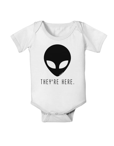 Alien They Are Here Baby Romper Bodysuit-Baby Romper-TooLoud-White-18-Months-Davson Sales