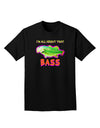 All About That Bass Fish Watercolor Adult Dark T-Shirt-Mens T-Shirt-TooLoud-Black-Small-Davson Sales