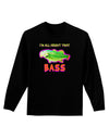 All About That Bass Fish Watercolor Adult Long Sleeve Dark T-Shirt-TooLoud-Black-Small-Davson Sales