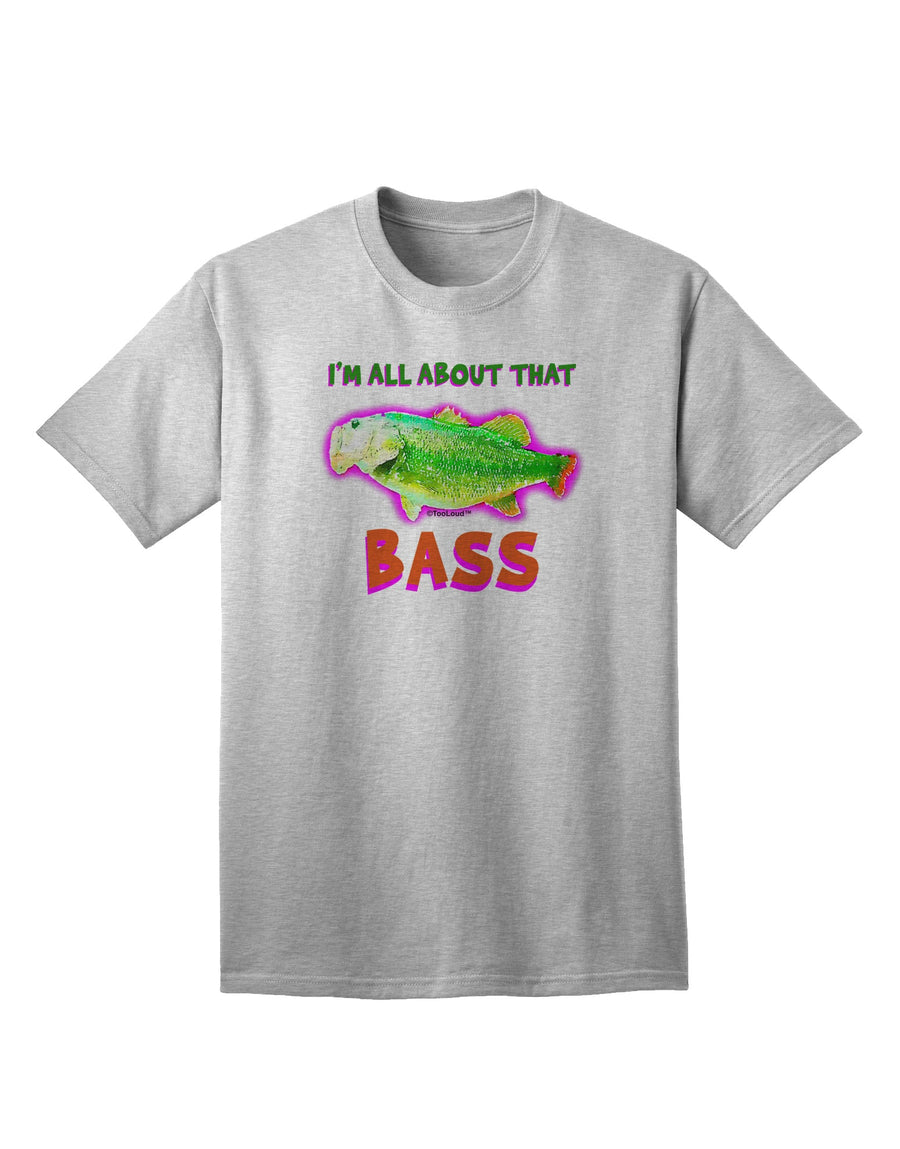 All About That Bass Fish Watercolor Adult T-Shirt-Mens T-Shirt-TooLoud-White-Small-Davson Sales