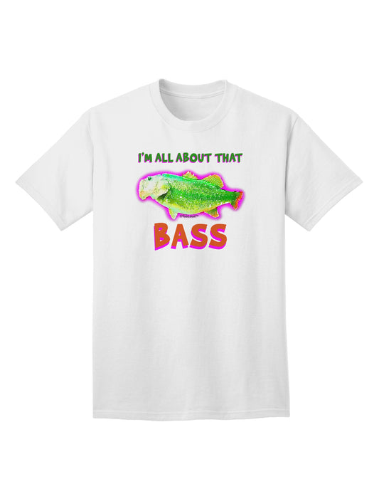 All About That Bass Fish Watercolor Adult T-Shirt-Mens T-Shirt-TooLoud-White-Small-Davson Sales