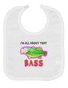 All About That Bass Fish Watercolor Baby Bib