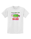 All About That Bass Fish Watercolor Childrens T-Shirt-Childrens T-Shirt-TooLoud-White-X-Small-Davson Sales