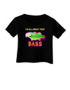 All About That Bass Fish Watercolor Infant T-Shirt Dark-Infant T-Shirt-TooLoud-Black-06-Months-Davson Sales