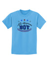 All-American Boy Childrens T-Shirt-Childrens T-Shirt-TooLoud-Aquatic-Blue-X-Small-Davson Sales