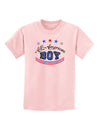 All-American Boy Childrens T-Shirt-Childrens T-Shirt-TooLoud-PalePink-X-Small-Davson Sales