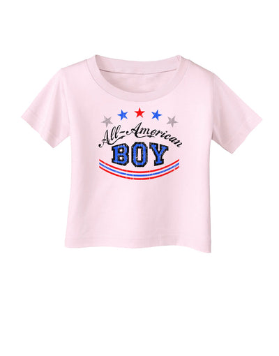 All-American Boy Infant T-Shirt-Infant T-Shirt-TooLoud-Light-Pink-06-Months-Davson Sales