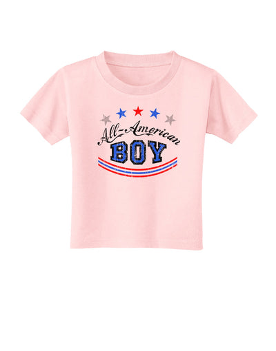 All-American Boy Toddler T-Shirt-Toddler T-Shirt-TooLoud-Light-Pink-2T-Davson Sales