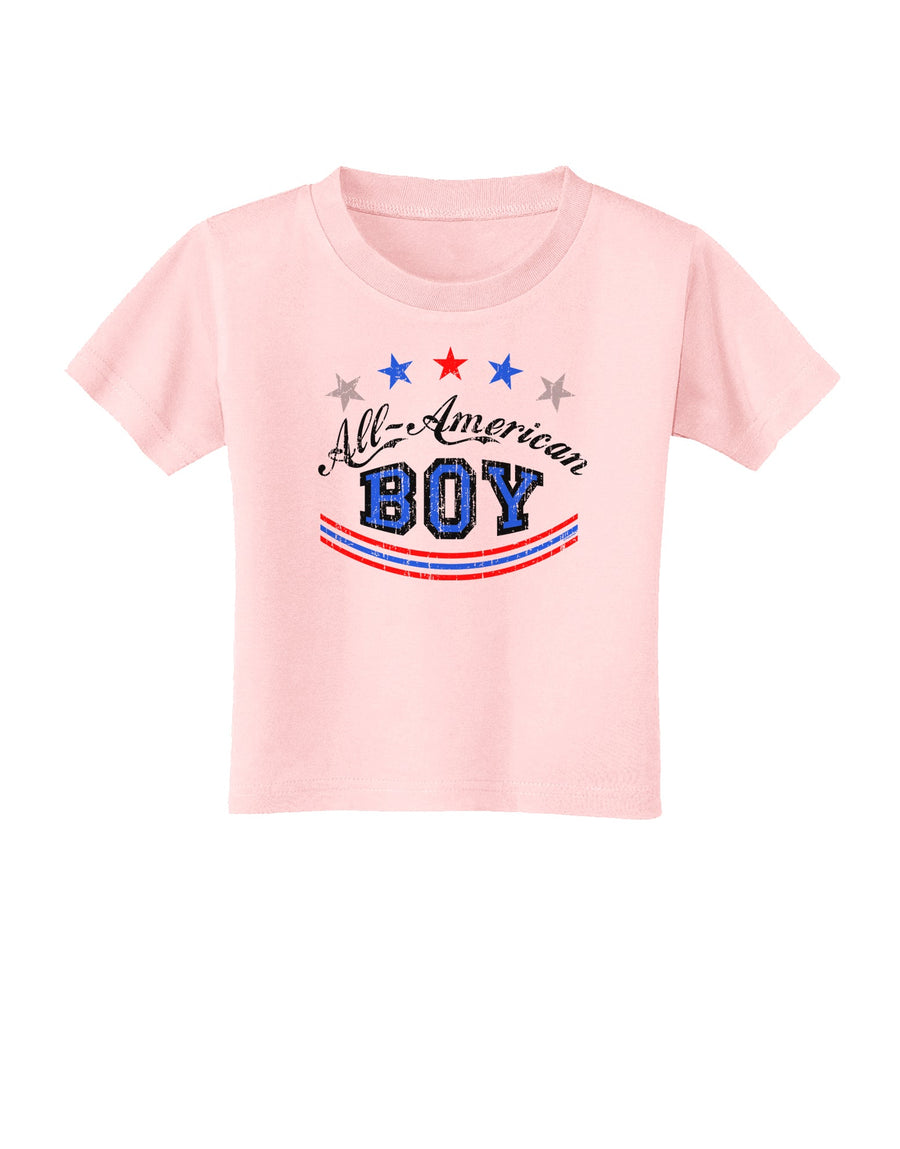 All-American Boy Toddler T-Shirt-Toddler T-Shirt-TooLoud-White-2T-Davson Sales