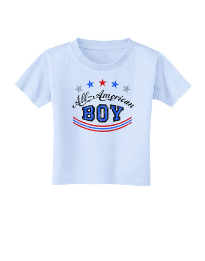 All-American Boy Toddler T-Shirt-Toddler T-Shirt-TooLoud-Light-Blue-2T-Davson Sales