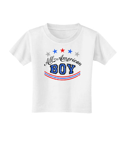 All-American Boy Toddler T-Shirt-Toddler T-Shirt-TooLoud-White-2T-Davson Sales