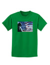 All American Cat Childrens Dark T-Shirt by TooLoud-Childrens T-Shirt-TooLoud-Kelly-Green-X-Small-Davson Sales