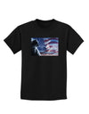 All American Cat Childrens Dark T-Shirt by TooLoud-Childrens T-Shirt-TooLoud-Black-X-Small-Davson Sales