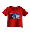 All American Cat Infant T-Shirt Dark by TooLoud-Infant T-Shirt-TooLoud-Red-06-Months-Davson Sales