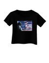 All American Cat Infant T-Shirt Dark by TooLoud-Infant T-Shirt-TooLoud-Black-06-Months-Davson Sales