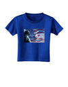 All American Cat Toddler T-Shirt Dark by TooLoud-Toddler T-Shirt-TooLoud-Royal-Blue-2T-Davson Sales