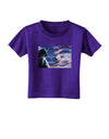 All American Cat Toddler T-Shirt Dark by TooLoud-Toddler T-Shirt-TooLoud-Purple-2T-Davson Sales