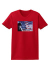 All American Cat Womens Dark T-Shirt by TooLoud-Womens T-Shirt-TooLoud-Red-X-Small-Davson Sales