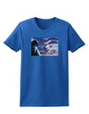 All American Cat Womens Dark T-Shirt by TooLoud-Womens T-Shirt-TooLoud-Royal-Blue-X-Small-Davson Sales