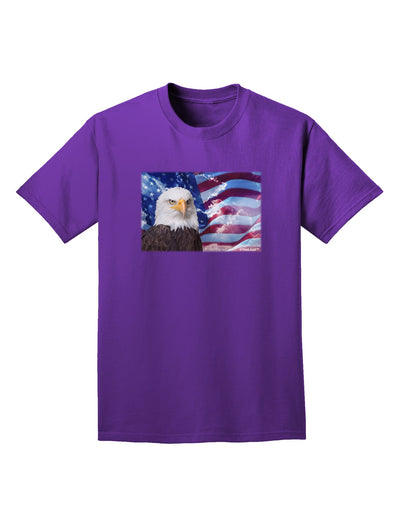 All American Eagle Adult Dark T-Shirt-Mens T-Shirt-TooLoud-Purple-Small-Davson Sales
