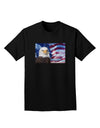 All American Eagle Adult Dark T-Shirt-Mens T-Shirt-TooLoud-Black-Small-Davson Sales